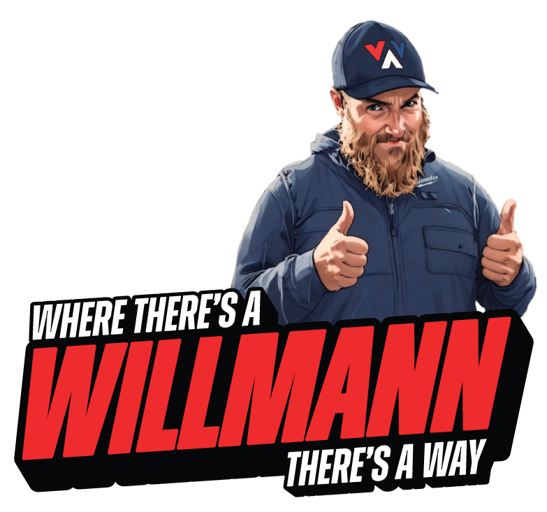 Willmann Electrical mascot sticker